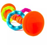 Fat Brain Toys grizalo z ropotuljami - oranžna | Shoptok.si