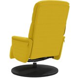  Naslonjač s osloncem za noge žuti baršunasti | shoptok.hr