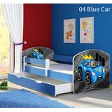  Dječji krevet ACMA s motivom, bočna plava + ladica 160x80 cm 04 Blue Car | shoptok.hr