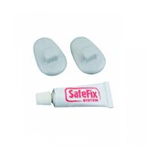 Olimp Sport Set 2 kukice i lepak za kačenje polica SafeFix Metaltex | ePonuda.com