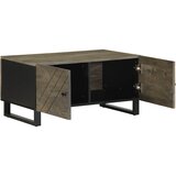  Stolić za kavu crni 80 x 50 x 40 cm od masivnog drva manga | shoptok.hr
