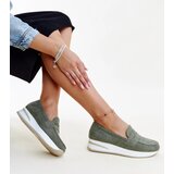 Gemre Green perforated Muna shoes | Shoptok.si