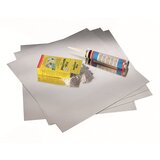 magnetoplan Komplet plošč magnetowand®, kovinske table pod tapeto, 20 plošč = 5 m² Cene