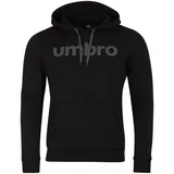 Umbro FW LINEAR LOGO GRAPHIC HOODIE Muški sweatshirt, crna, veličina