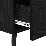 vidaXL Noćni ormar Crni hrast 40 x 35 x 47.5 cm Konstruirano drvo | shoptok.hr
