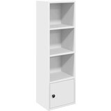 vidaXL Knjižna omara bela 31x24x102 cm inženirski les | Shoptok.si