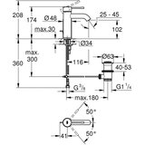 Grohe 235892431 Essence New armatura za umivalnik | Shoptok.si
