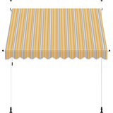 Tenda na ručno uvlačenje 250 cm žuto-plava prugasta | Eponuda.com