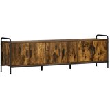  TV ormar 146 x 33 x 50 cm Dimljeni hrast Konstruirano drvo - Dimljeni hrast 146 x 33 x 50 cm | shoptok.hr