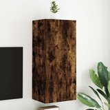 vidaXL Zidni TV ormarić boja hrasta 40 5x30x90 cm konstruirano drvo Cijene