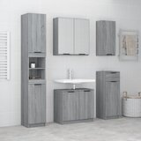  5-dijelni set kupaonskih ormarića boja hrasta sonome drveni | shoptok.hr