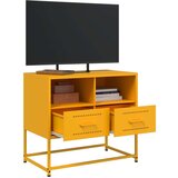 vidaXL TV omarica gorčično rumena 68x39x60,5 cm jeklo, (21242076) | Shoptok.si