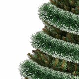  Božićna girlanda tamnozelena i bijela 6 m | shoptok.hr