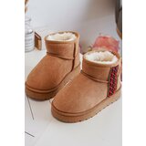 Kesi Children's insulated snow boots Camel Leonora Cene