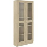  Vitrina boja hrasta sonome 82,5 x 30,5 x 185,5 cm od iverice | shoptok.hr