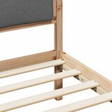  Krevetna konstrukcija Tamno siva 80 x 190 cm Čvrsto borovo drvo | shoptok.hr