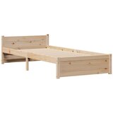 Krevet s regalom za knjige bez madraca 75x190 cm borovina | Eponuda.com