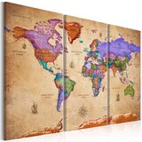  Slika - Colourful Travels (3 Parts) 120x80 | shoptok.hr