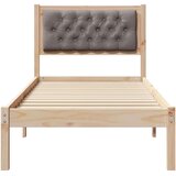  Konstrukcija postelje z vzglavjem Taupe 90 x 200 cm blago, (5000084382) | Shoptok.si