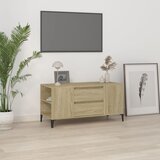vidaXL TV omarica sonoma hrast 102x44,5x50 cm inženirski les Cene