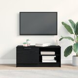 vidaXL TV omara Črni hrast Les Shranjevanje Zabavni center Pravokoten | Shoptok.si