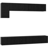 vidaXL Komplet TV omaric 5 pcs Črna Orehovina Konstruiran les, (5000132337) | Shoptok.si