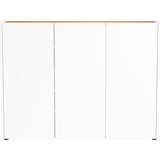 Germania Bela omarica za čevlje v hrastovem dekorju 138x105x25 cm Libbiano – | Shoptok.si