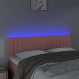  Posteljno vzglavje roza 144x5x78/88 cm žamet, (20932416) | Shoptok.si
