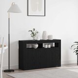 vidaXL Sideboard Crni hrast Inženjersko drvo 116 x 30 x 75 cm | shoptok.hr