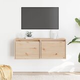 Maison Chic Stenska omarica - Zidna omarica 2 kosa 40x30x50 cm trdna borovina iu14, (22062800) | Shoptok.si