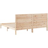  Dugi okvir kreveta bez madraca 200 x 220 cm masivno drvo | shoptok.hr