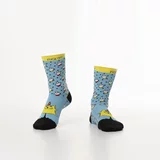Fasardi Blue women's socks with patterns