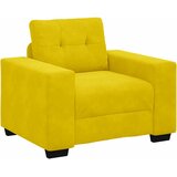  Set sofe 3 pcs Žuta 221 x 80 x 80 cm Baršun | shoptok.hr