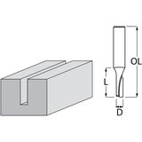 Makita straight bit 1 flute 5x13x48mm D-47391 Cene