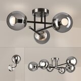 Brilagi plafonski luster maliva 3xE14/15W/230V matni hrom/zadimljeno staklo | Eponuda.com