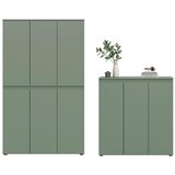 Livetastic Garderobna Omara Scarpa, Sivozelena, 2 Kos | Shoptok.si