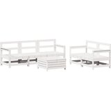  6-dijelni set vrtnih sofa bijeli od masivne borovine | shoptok.hr