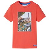  Dječja majica svjetlocrvena 128 | shoptok.hr