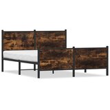  Metalni okvir kreveta bez madraca boja hrasta 150x200 cm | Eponuda.ba