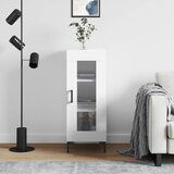  Komoda sjajna bijela 34,5 x 34 x 90 cm od konstruiranog drva | shoptok.hr