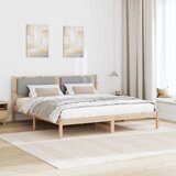  Krevetna konstrukcija s uzglavljem Svijetlo siva 180 x 200 cm Svjetlosiva | Shoptok.si