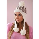  Women's long eared cap Balbina K381 light ecru | Shoptok.si