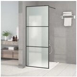  Pregrada za tuš črna 80x195 cm motno ESG steklo | Shoptok.si