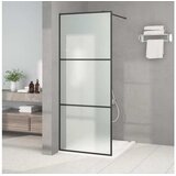  za tuš crna 80 x 195 cm s mutnim staklom ESG | shoptok.hr
