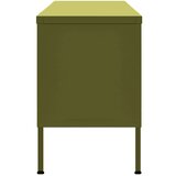 TV omarica olivno zelena 105x35x50 cm jeklo, (20620112) | Shoptok.si