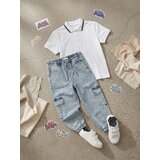 Sinsay Traperice jogger comfort cargo s efektom pranja | shoptok.hr