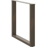  Noge za blagovaonski stol U-oblik 3 kom Prirodni čelik 80 x (72-73) cm Čelik | shoptok.hr