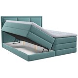 MID.YOU POSTELJA BOXSPRING 200 cm x 200 cm , tekstil turkizna | Shoptok.si
