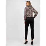 RUE PARIS Set-WN-KMPL-2410-1.17-black-beige | Shoptok.si