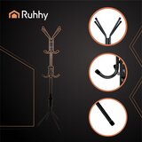 Ruhhy samostojeća vješalica za kapute 170 cm - crna | shoptok.hr